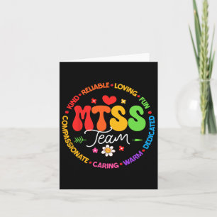 Groovy Mtss Team Coach School Counsellor School Ps Card