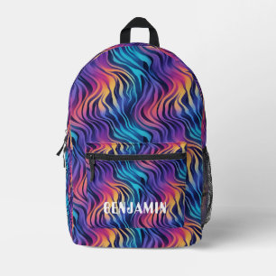 Groovy Multicolor Boho style   Printed Backpack