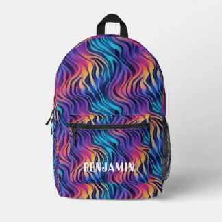 Groovy Multicolor Boho style Printed Backpack
