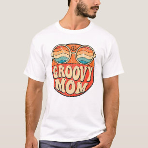 Groovy Mum 70S Aesthetic Nostalgia 1970'S Retro Mo T-Shirt