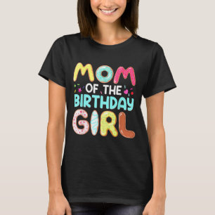 Groovy Mum Of The Birthday Girl Cute Do Family T-Shirt