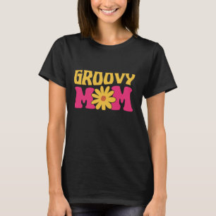 Groovy Mum Retro Flower T-Shirt