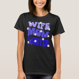 groovy mum wife fighter ataxia awareness T-Shirt