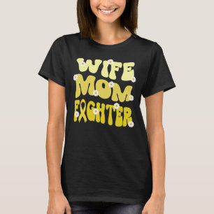 groovy mum wife fighter endometriosis awareness   T-Shirt