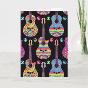 Groovy Music Birthday Card