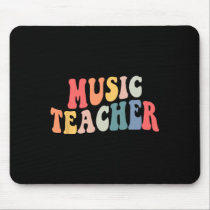 Groovy Music Teacher Team Teacher Back To School Mouse Pad