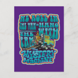 Groovy Mystery Machine Fam Graphic Postcard