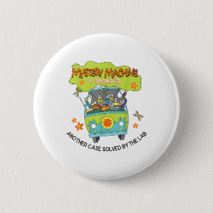 Groovy Mystery Machine Of Diagnostics Lab Tech Lab 6 Cm Round Badge