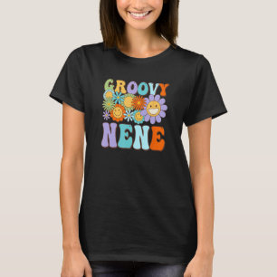 Groovy Nene Daisy Flower Smile Face 60s 70s Family T-Shirt