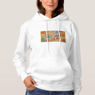 Groovy New Baby on the Way Retro Sunshine Hoodie
