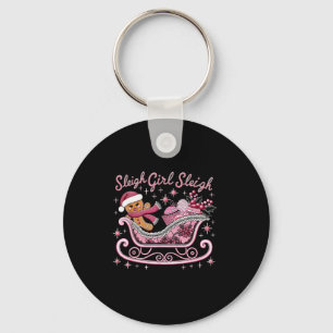 Groovy Nk Christmas Candy Sleigh Girl Gingerbread  Key Ring