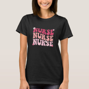 Groovy Nurse Women for Future Nurse Nursing Schoo T-Shirt