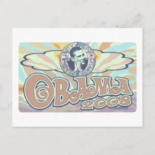 Groovy Obama 2008 Gear Postcard