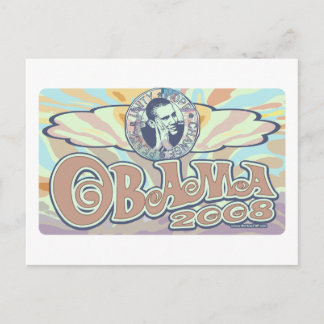 Groovy Obama 2008 Gear Postcard