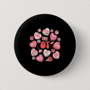 Groovy Occupational Therapy Valentine Ot Conversat 6 Cm Round Badge