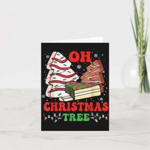 Groovy Oh Christmas Tree Cakes Debbie Becky Jen Ca Card