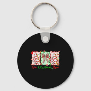 Groovy Oh Christmas Tree Cakes Debbie Becky Jen Ca Key Ring
