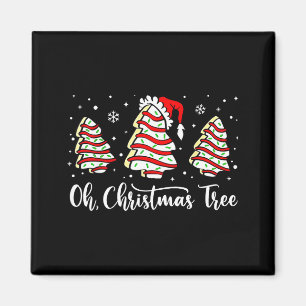 Groovy Oh Christmas Tree Cakes Debbie Becky Jen Ca Magnet