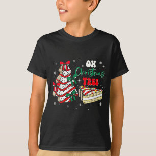 Groovy Oh Christmas Tree Cakes Debbie Becky Jen Ca T-Shirt