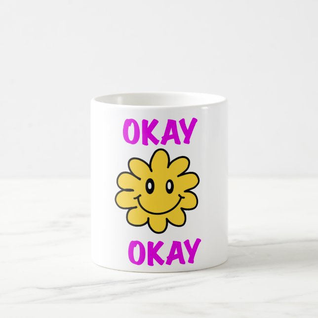 Groovy Okay  Coffee Mug (Center)