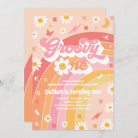 Groovy One Peace Love Party Rainbow Birthday Party