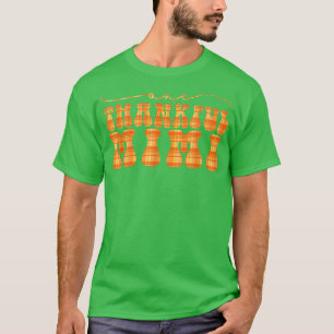 Groovy One Thankful Mimi Hello Fall Vibes Thanksgi T-Shirt