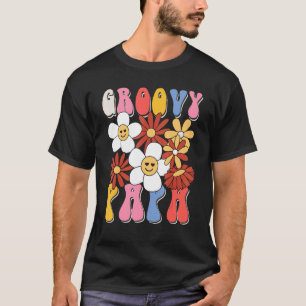 Groovy Papa Fathers Day Retro 60s 70s 80s Family M T-Shirt