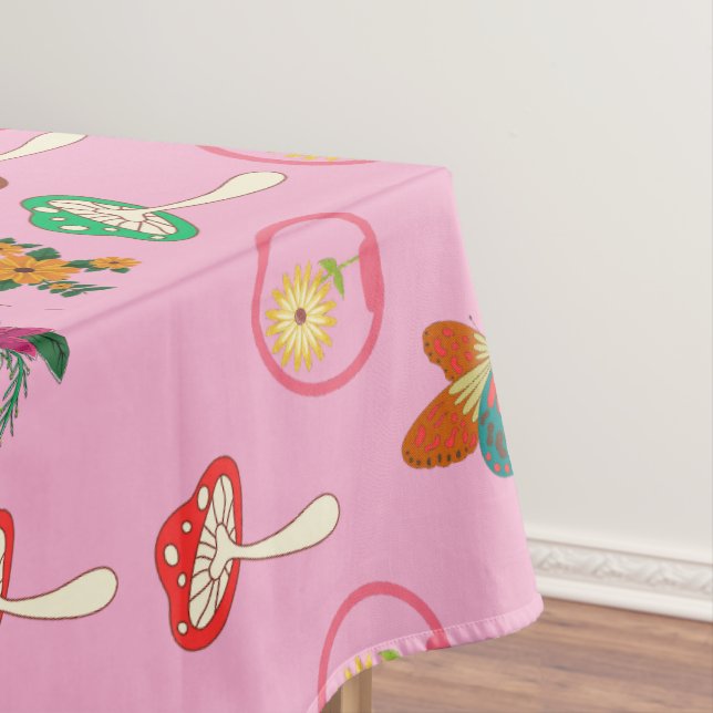  Groovy Pattern Tablecloth (In Situ)
