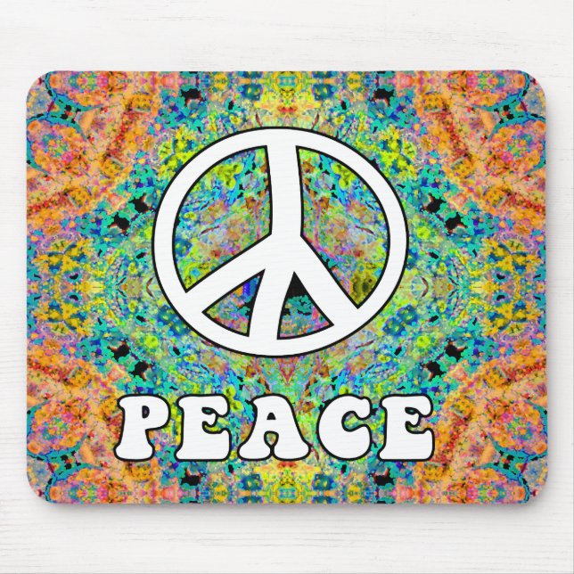 Groovy Peace Mousepad (Front)