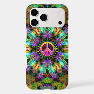 Groovy Peace Sign Rainbow Joy iPhone 5 Case