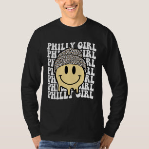 Groovy Philadelphia Girl Smile Philly Pa Pennsylva T-Shirt