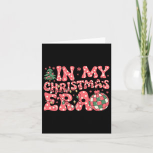 Groovy Pink In My Christmas Era Merry And Bright W Card