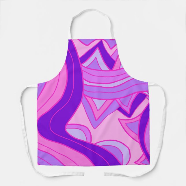 Groovy Pinks Apron (Front)