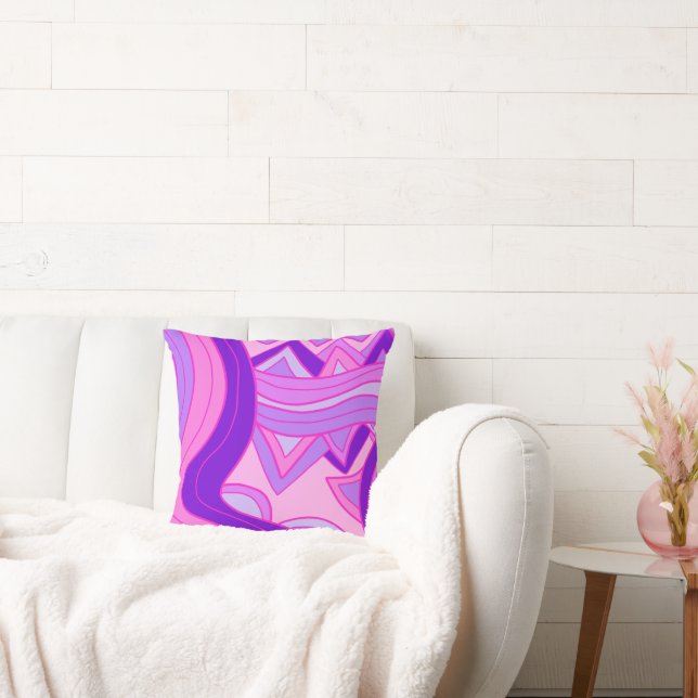 Groovy Pinks Cushion (Couch)