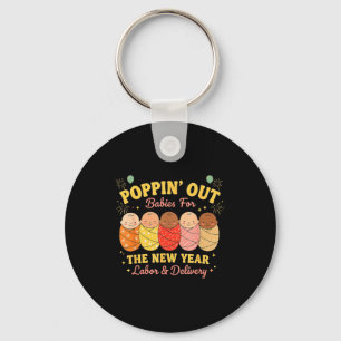 Groovy Pn Out Babies For The New Year Labor And De Key Ring