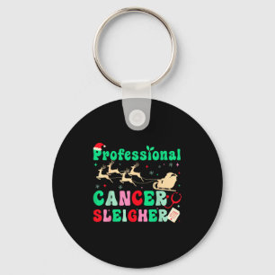 Groovy Professional Cancer Sleigher Oncology Nurse Key Ring