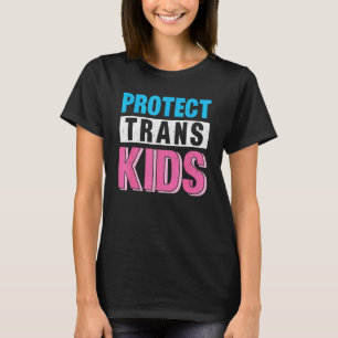 Groovy Protect Trans Kids LGBT LGBTQ Gay Lesbian P T-Shirt