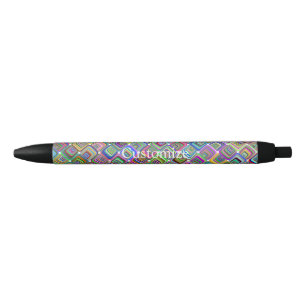 Groovy psychedelic hippie-style Thunder_Cove  Black Ink Pen
