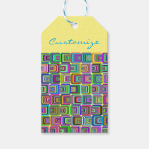 Groovy psychedelic hippie-style Thunder_Cove Gift Tags