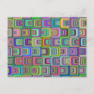 Groovy psychedelic hippie-style Thunder_Cove Postcard
