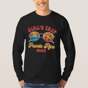 Groovy Puerto Rico 2023 Girls Trip Sunglasses Summ T-Shirt