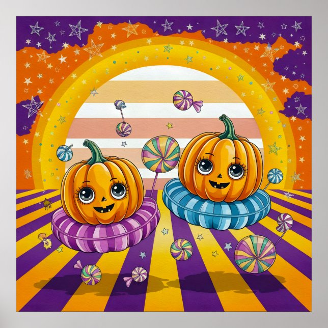 Groovy Pumpkin Fiesta Poster (Front)