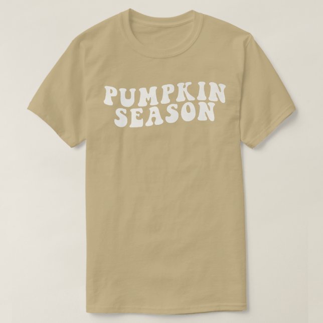 Groovy Pumpkin Season Its Fall Yall Autumn Thanksg T-Shirt (Design Front)