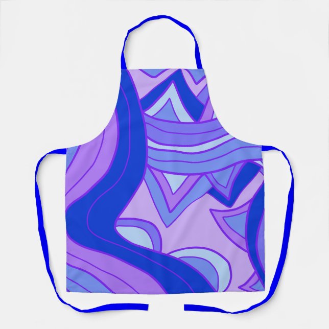 Groovy Purples Apron (Front)