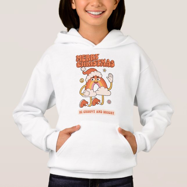 Groovy Rainbow Christmas - Be Bright and Merry (Front)