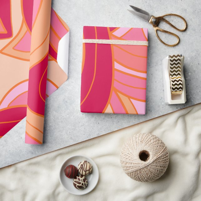 Groovy Reds Wrapping Paper (Crafts)