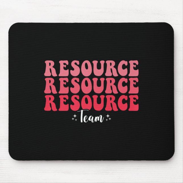 Groovy Resource Team Special Education Teacher For Mouse Pad (Front)