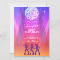 Groovy Retro 70s 80s Disco 30th Birthday Party