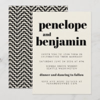 Groovy Retro 70s Design Black All-in-One Wedding