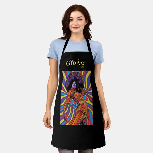 Groovy Retro Apron (Worn)